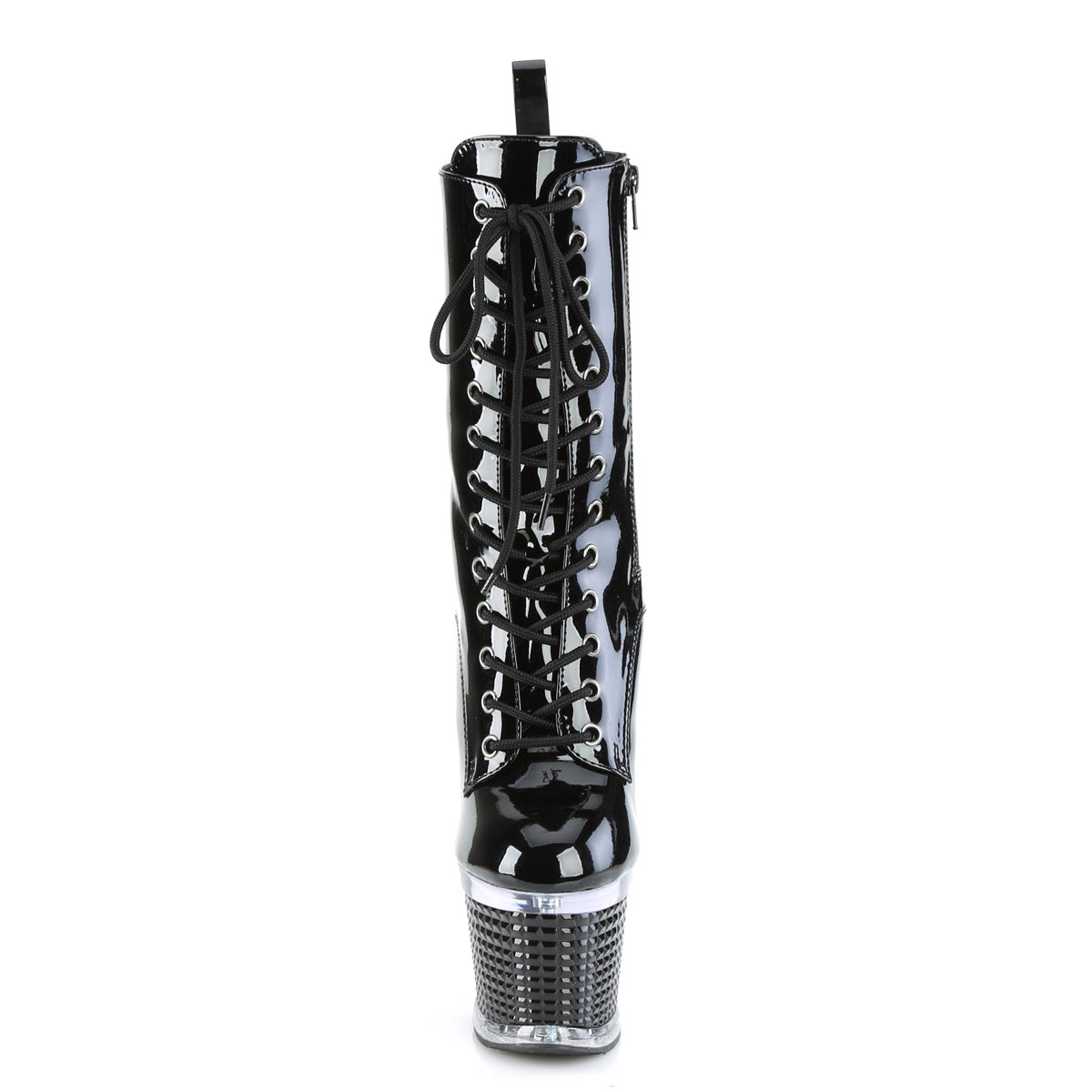 Pleaser Ankle Boots SPECTATOR-1040 Blk Pat/Clr-Blk