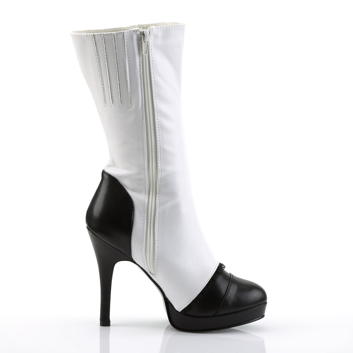Funtasma De las mujeres SPLENDOR-130 WHT-Blk PU
