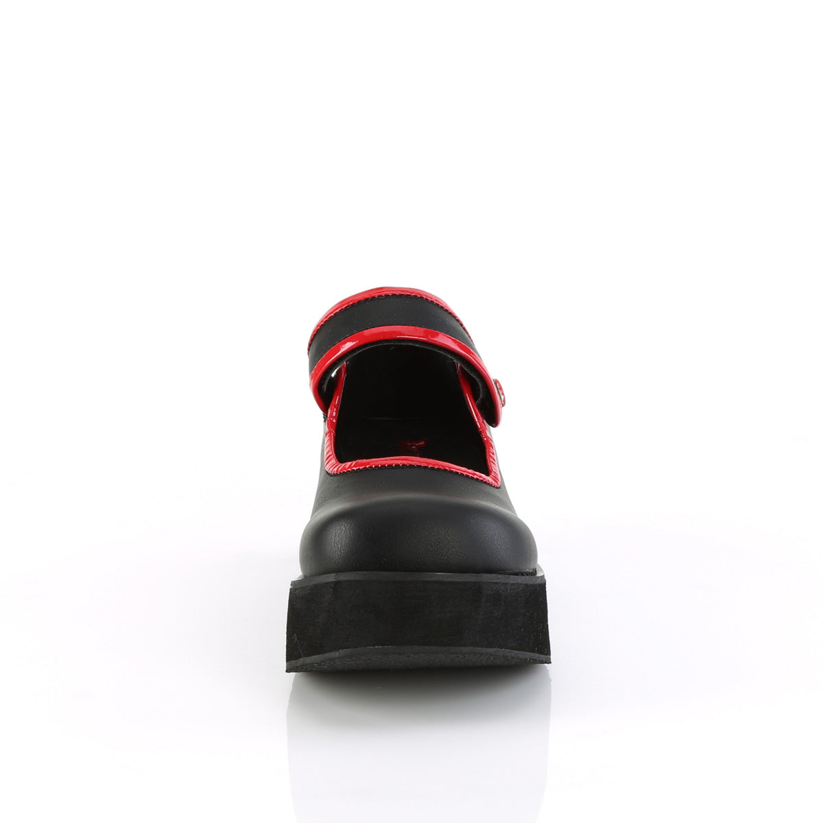 DemoniaCult Zapatillas SPRITE-01 BLK de cuero vegano