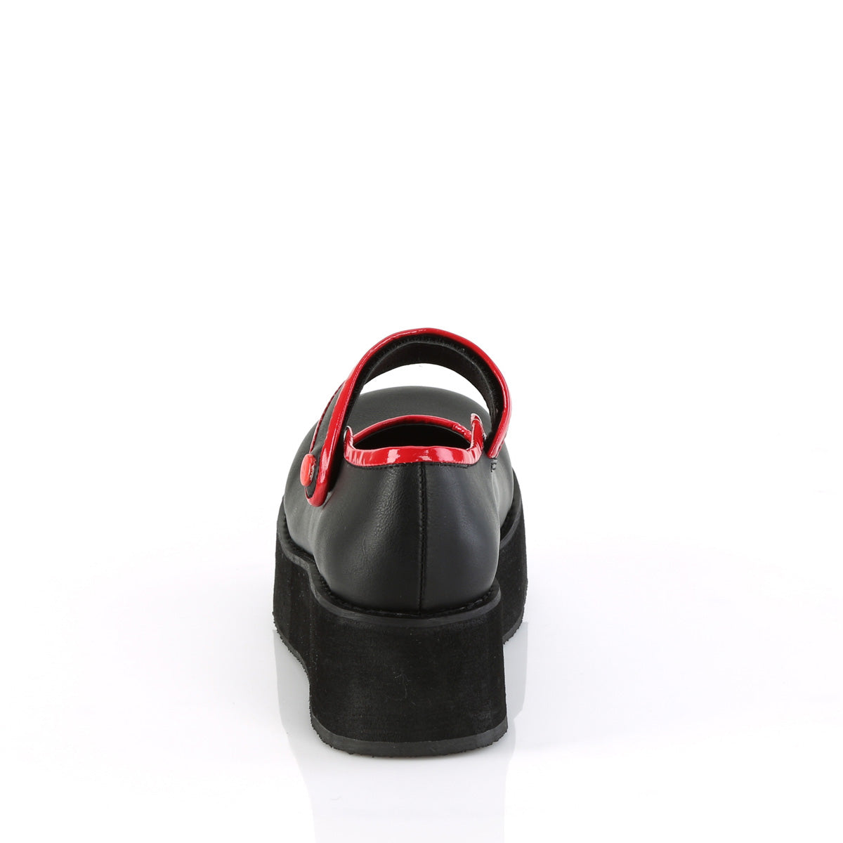 DemoniaCult Zapatillas SPRITE-01 BLK de cuero vegano