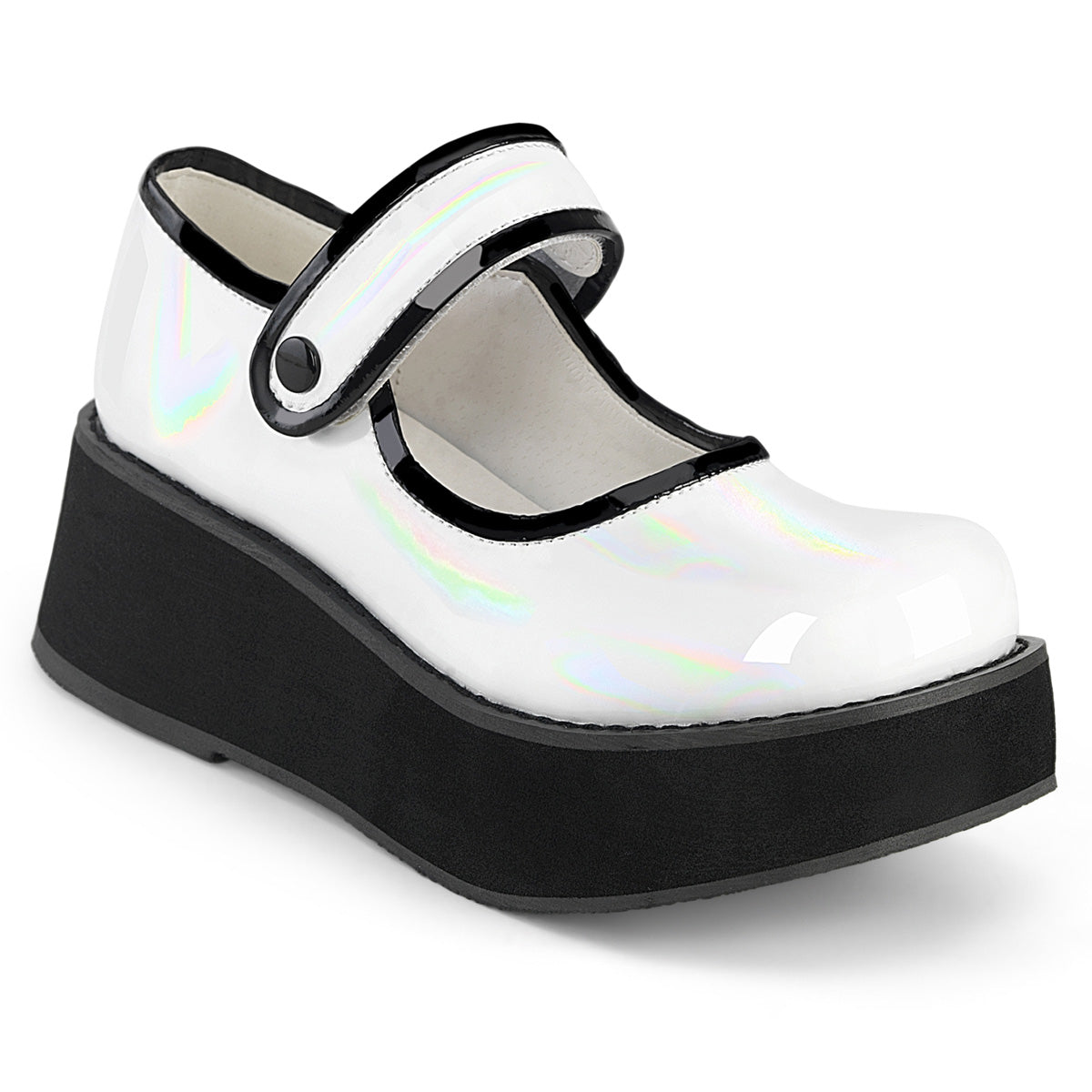 DemoniaCult Zapatillas SPRITE-01 WHT Holo Pat