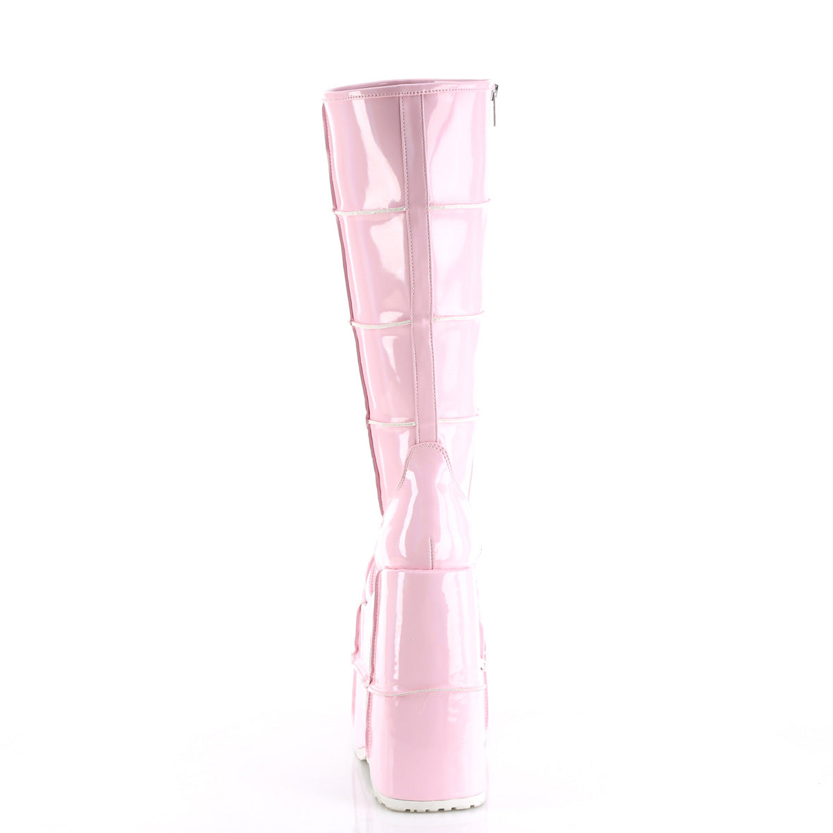 DemoniaCult Botas para hombre STACK-301 B. holograma rosa
