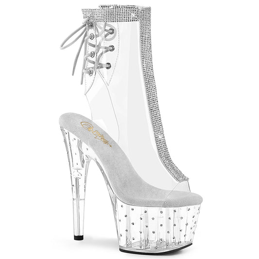 Pleaser Botas de tobillo para mujer STARDUST-1018c-2rs clr / clr