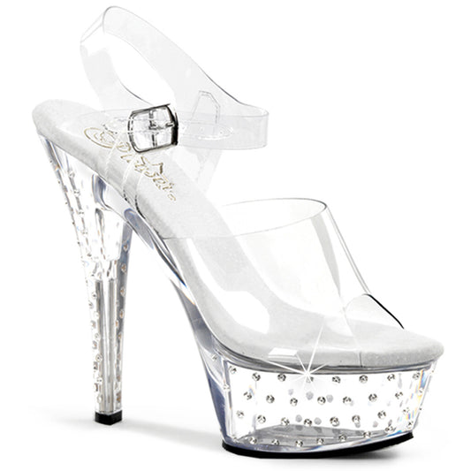 Pleaser Sandalias para mujer STARDUST-608 clr / clr