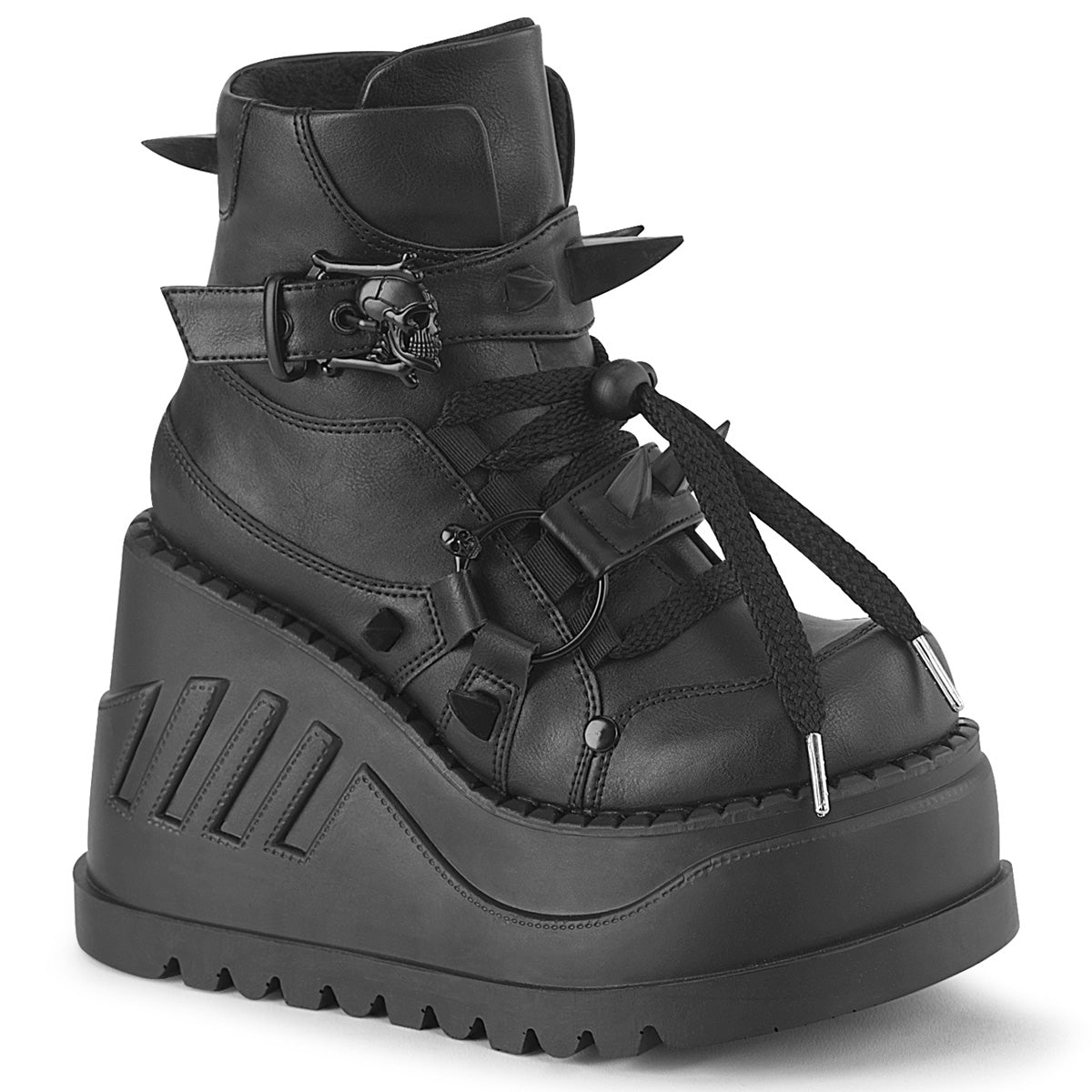 DemoniaCult STOMP-60 Blk Vegan Leather