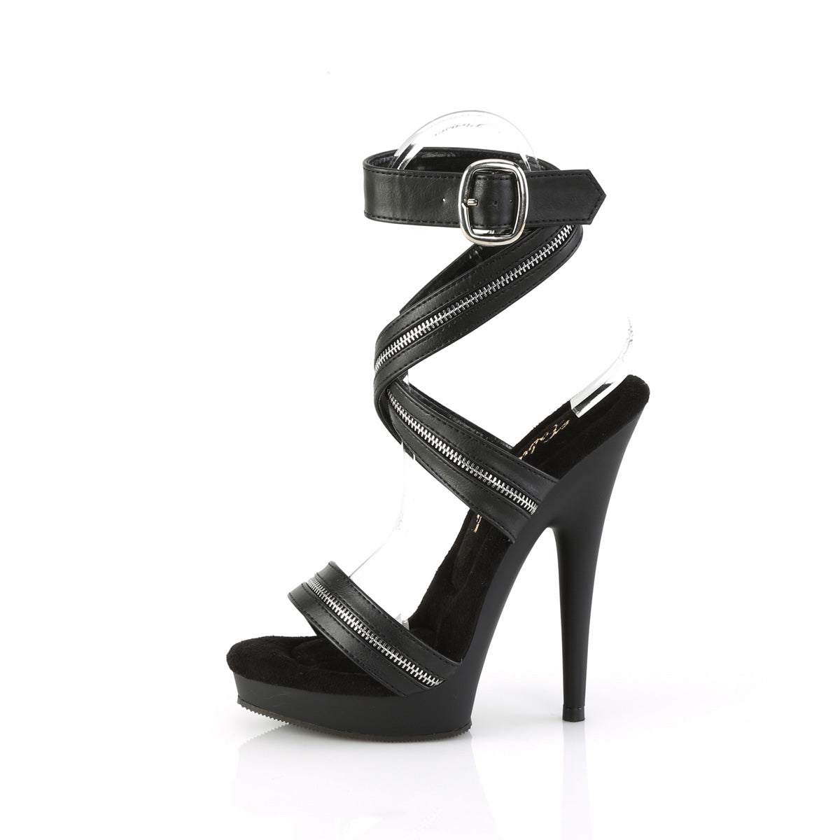 Fabulicious Pumps SULTRY-619 Blk Faux Leather/Blk Matte
