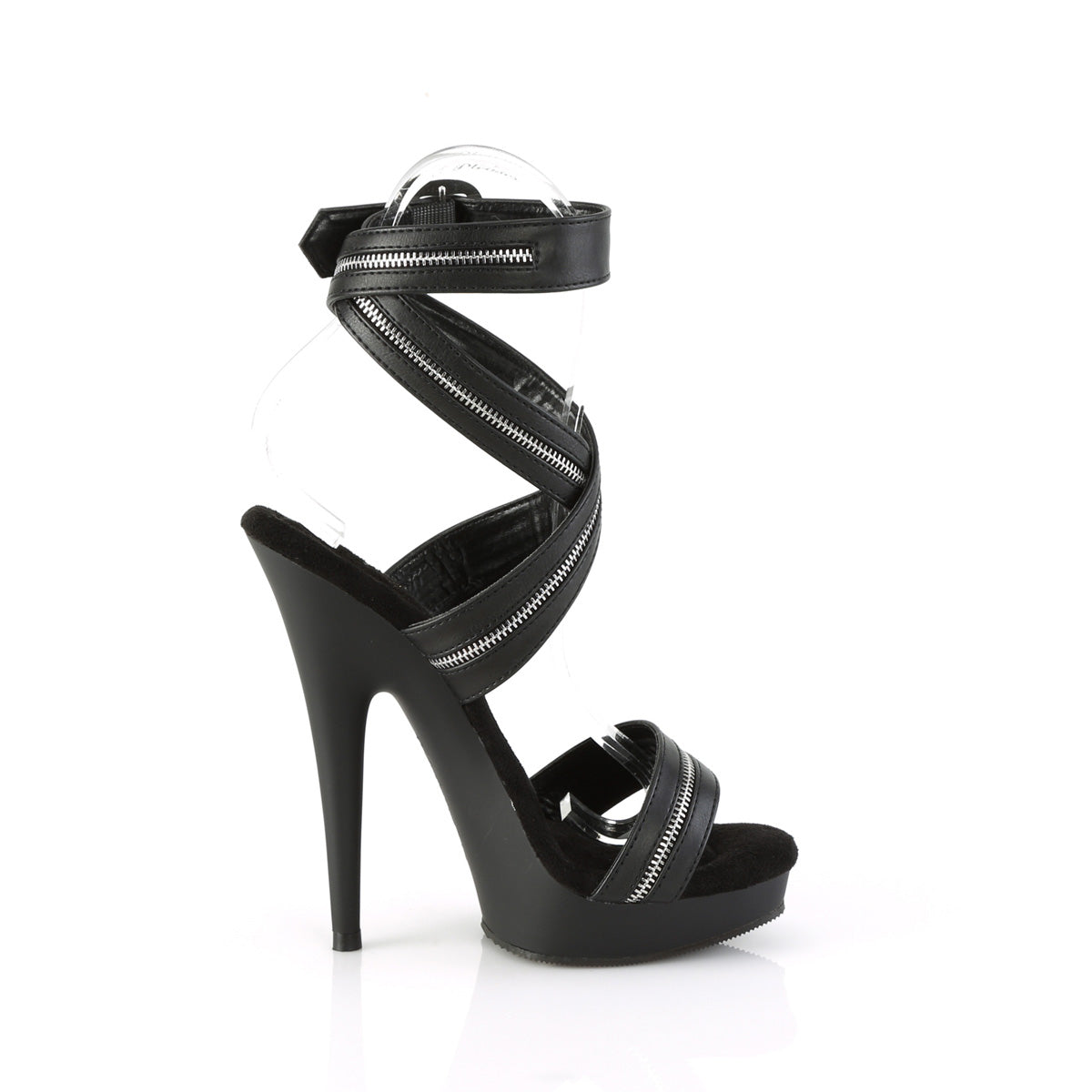 Fabulicious Pumps SULTRY-619 Blk Faux Leather/Blk Matte