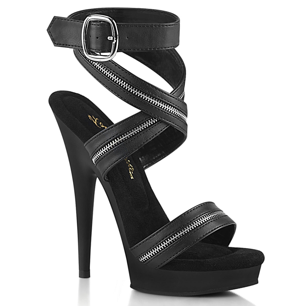 Fabulicious Pumps SULTRY-619 Blk Faux Leather/Blk Matte