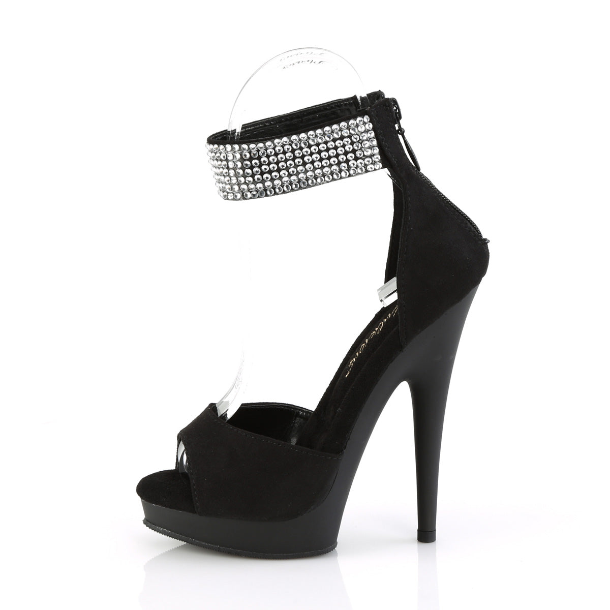 Fabulicious Zapatillas SULTRY-625 Blk Faux Suede / Blk Mate