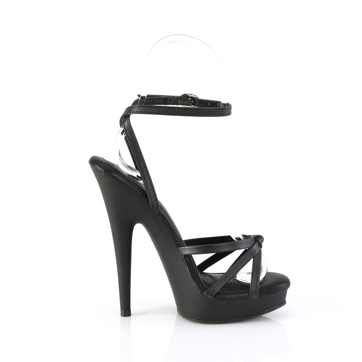 Fabulicious Zapatillas SULTRY-638 BLK Faux Cuero / Blk Mate