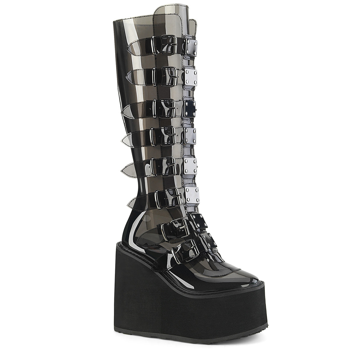 DemoniaCult Botas SWING-815c humo tpu