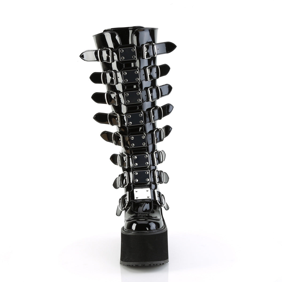 DemoniaCult Botas SWING-815WC BLK PAT