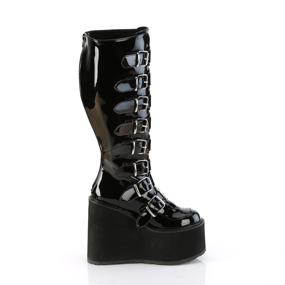DemoniaCult Botas SWING-815WC BLK PAT
