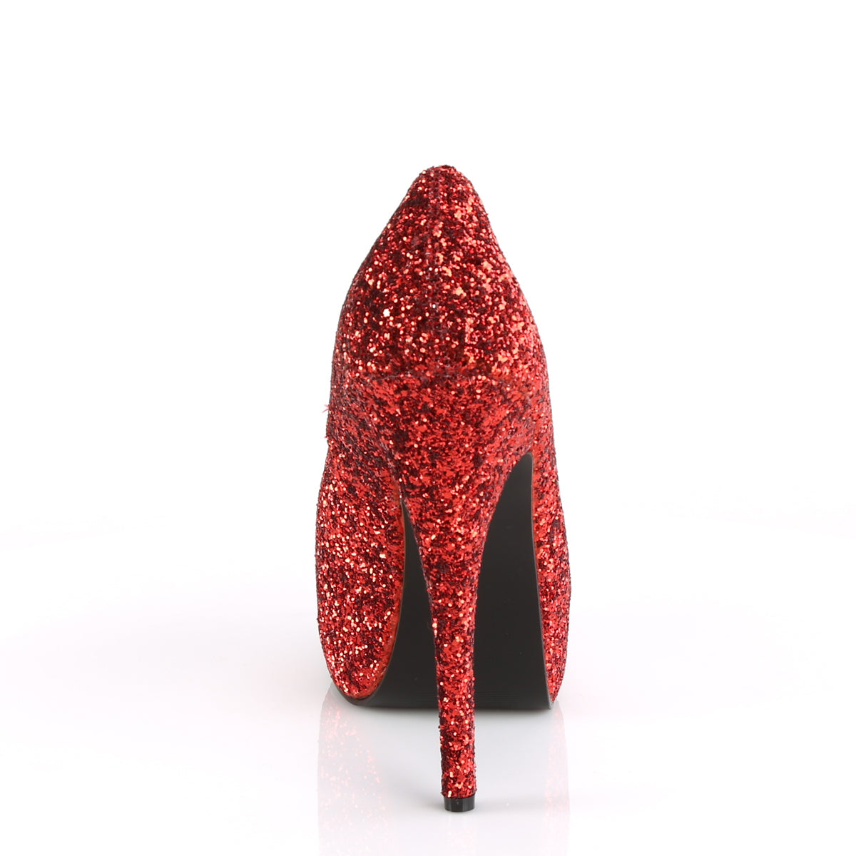 Pleaser Pink Label Bombas para mujer TEEZE-06gw brillo rojo