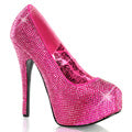 Bordello Bombas para mujer TEEZE-06r H. Rosa satinado RS