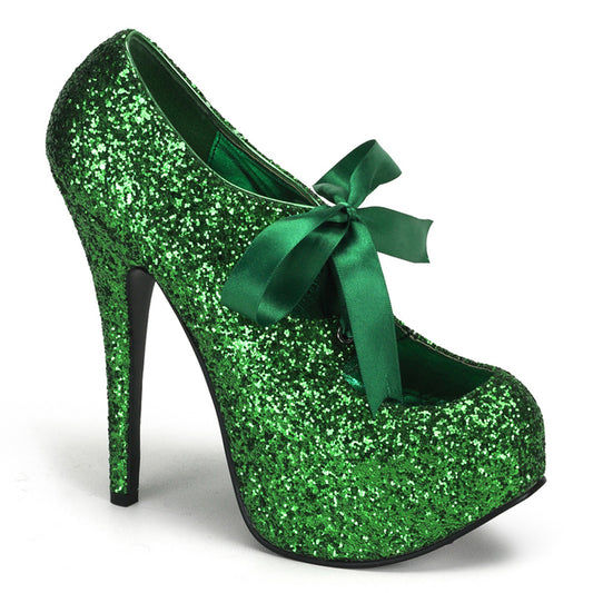 Bordello Bombas para mujer TEEZE-10g Green Gltr