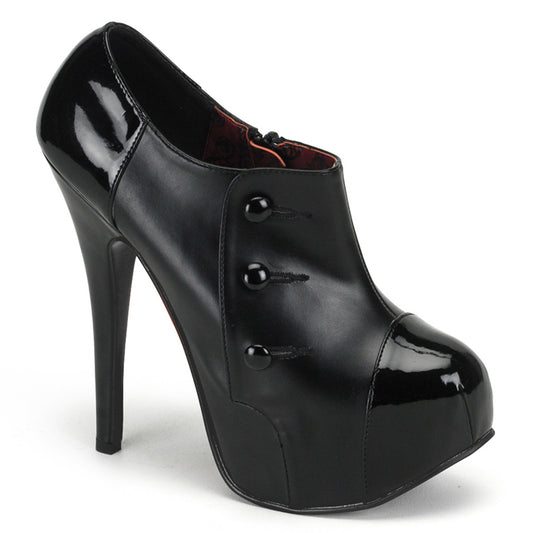 Bordello Bombas para mujer TEEZE-20 BLK PU-BLK PAT