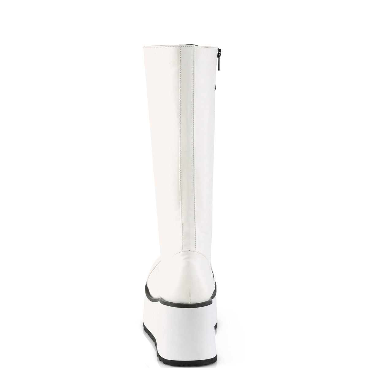 DemoniaCult Botas para hombre TRASHVILLE-502 Wht Leather Vegan