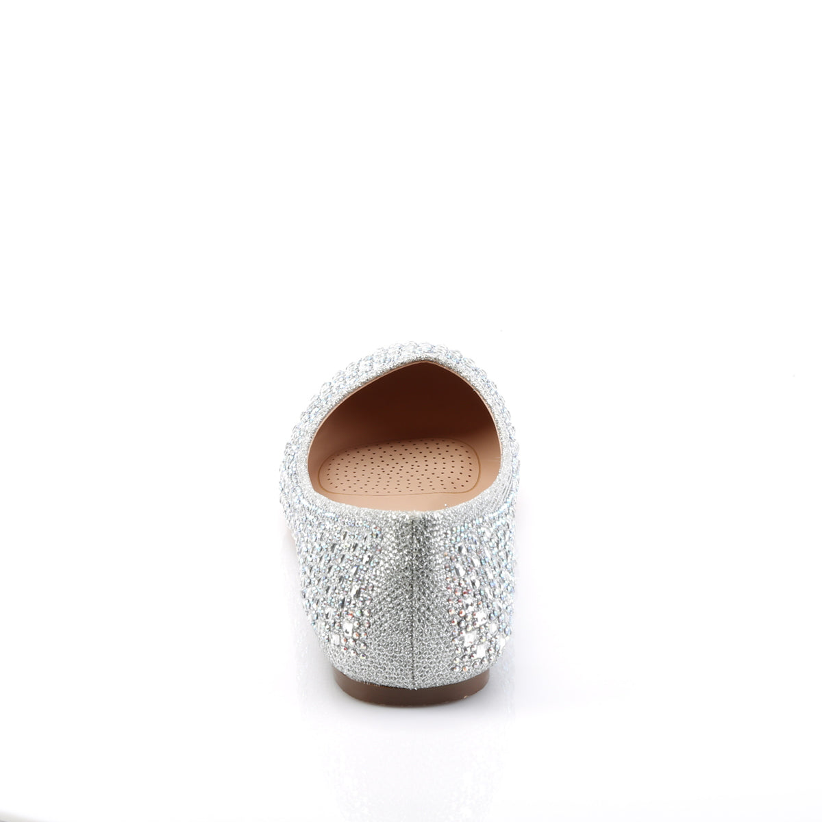Fabulicious Bombas para mujer TREAT-06 Tela de malla de brillo de SLV
