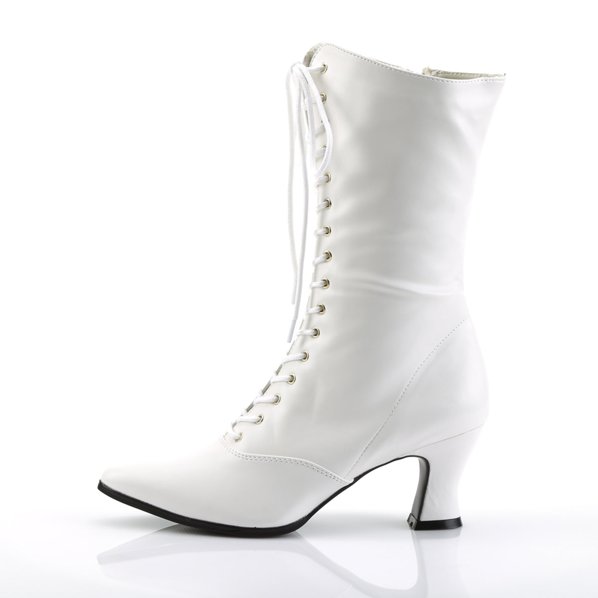 Funtasma Botas de tobillo para mujer VICTORIAN-120 wht pu