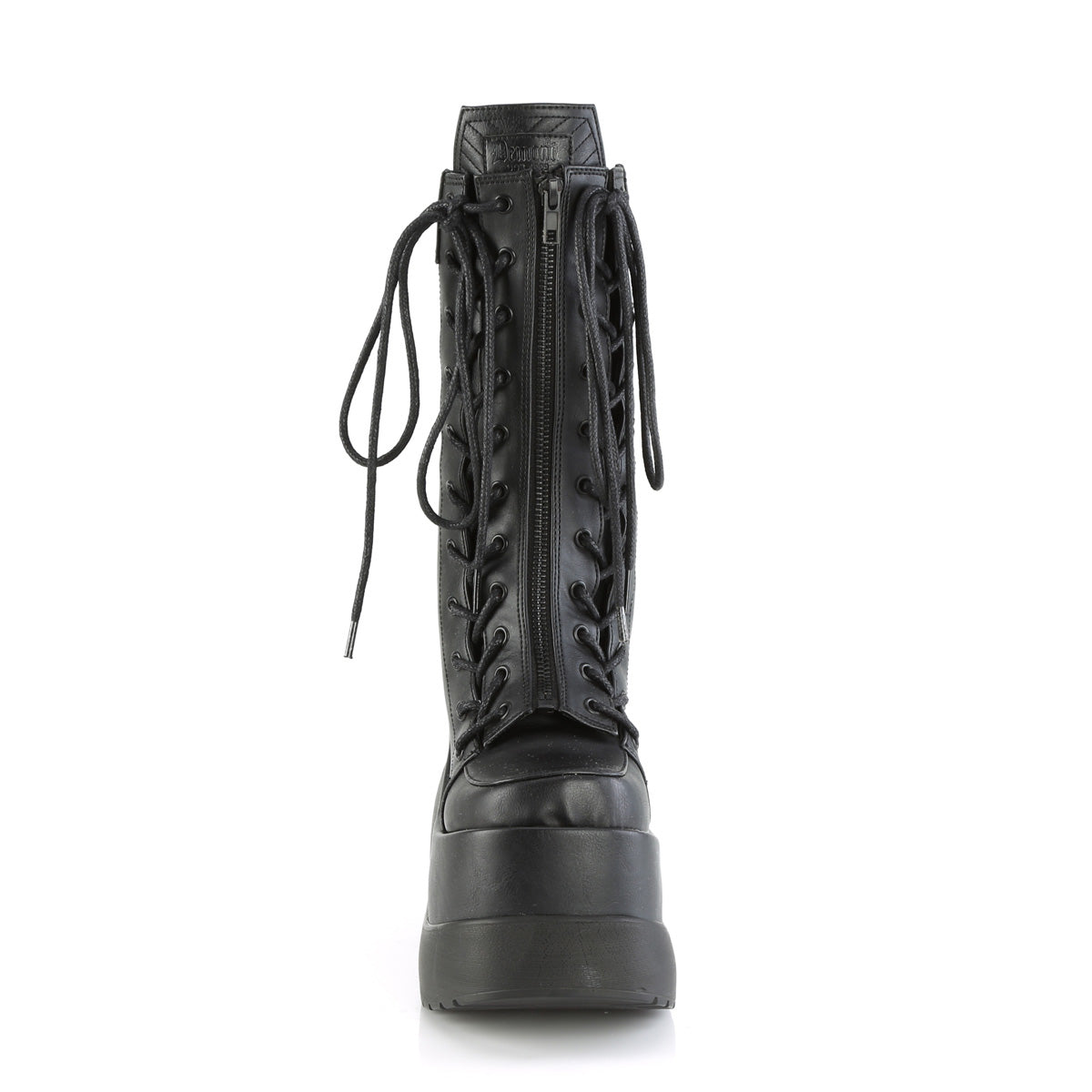 DemoniaCult Botas VOID-118 BLK Vegan de cuero