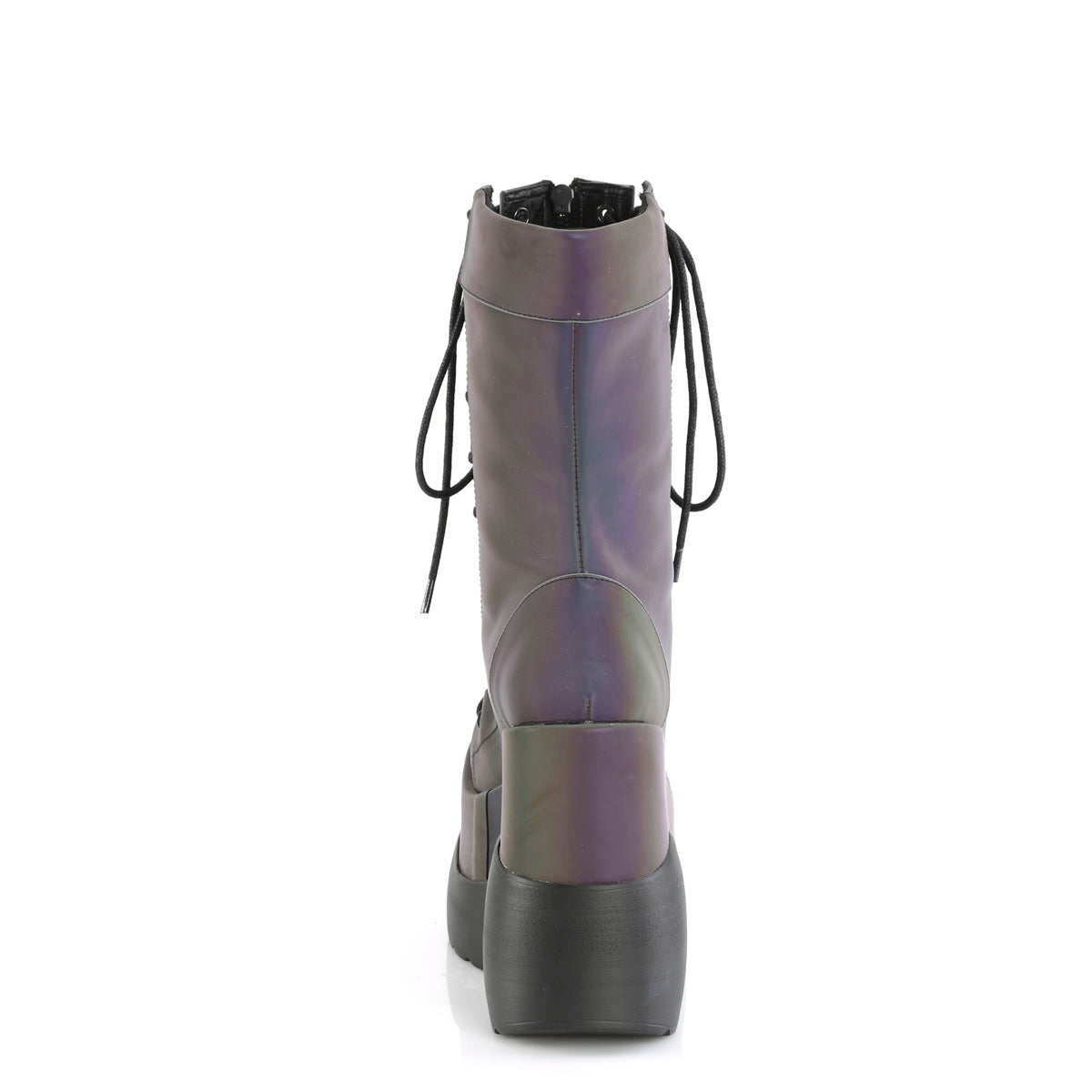 DemoniaCult Botas VOID-118 verde múltiple reflectante