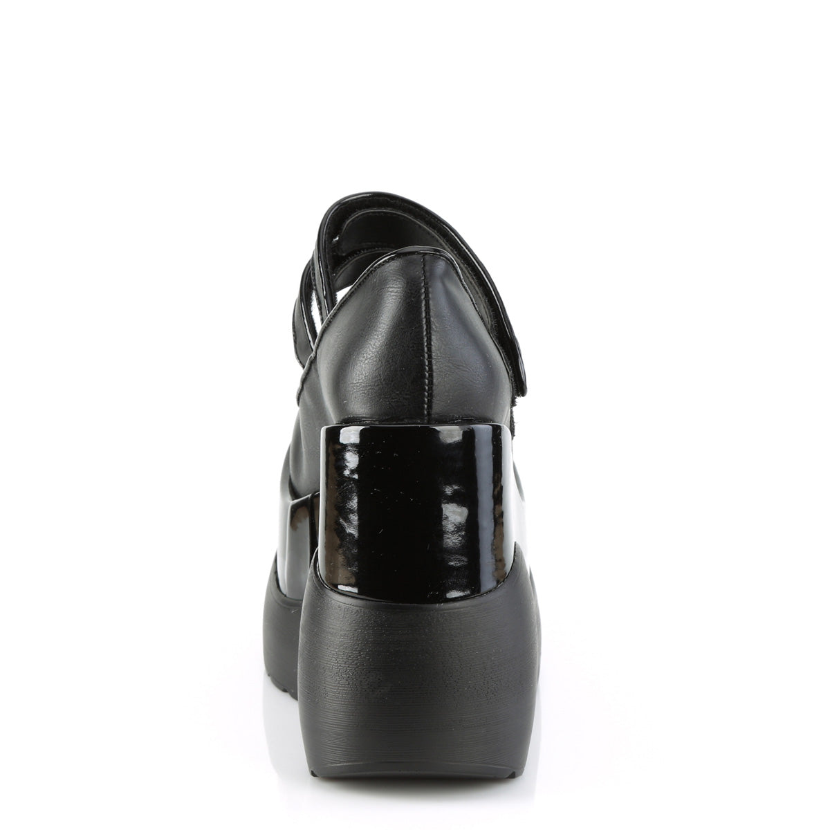 DemoniaCult Pumps VOID-37 Blk Vegan Leather-Pat