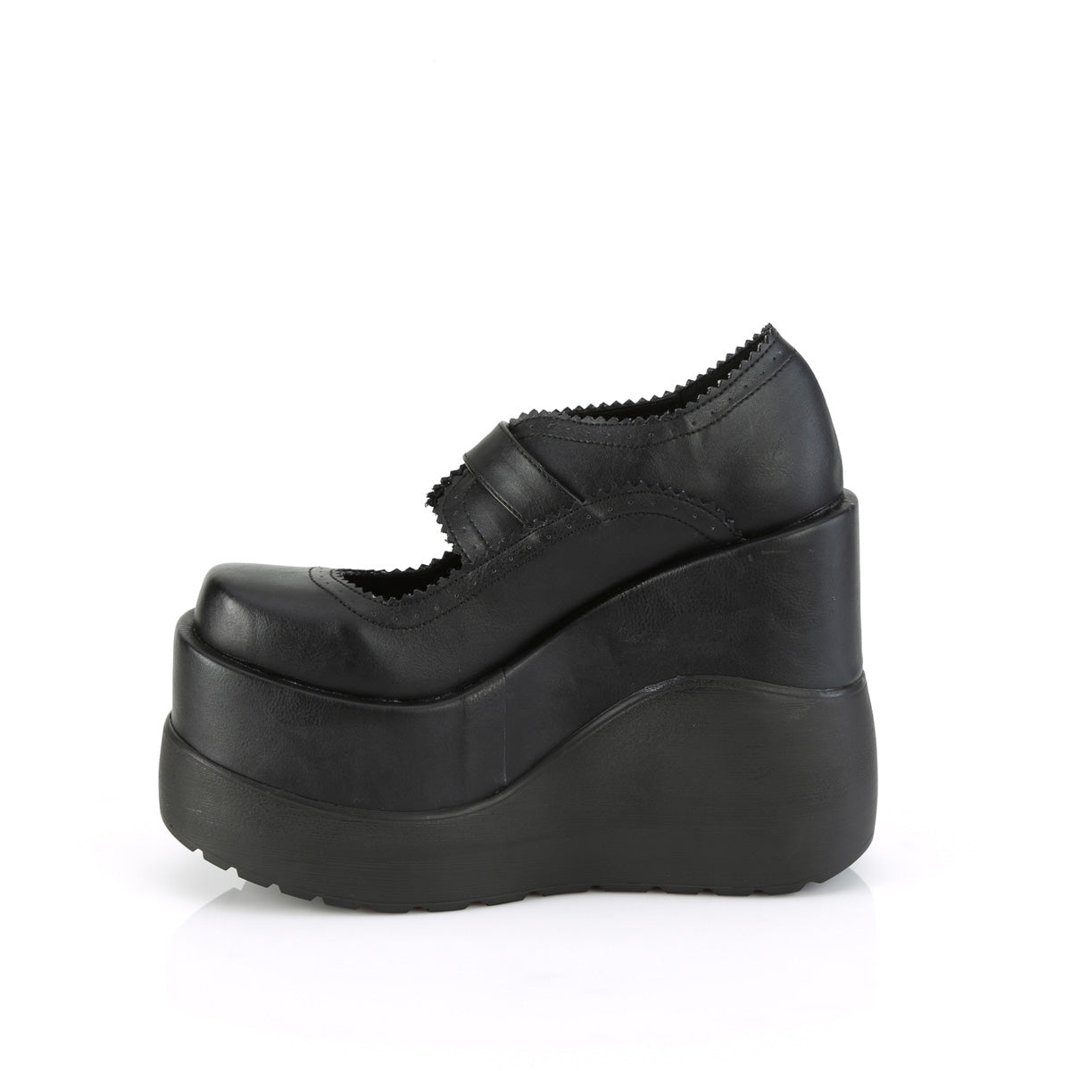 DemoniaCult Pumps VOID-38 Blk Vegan Leather