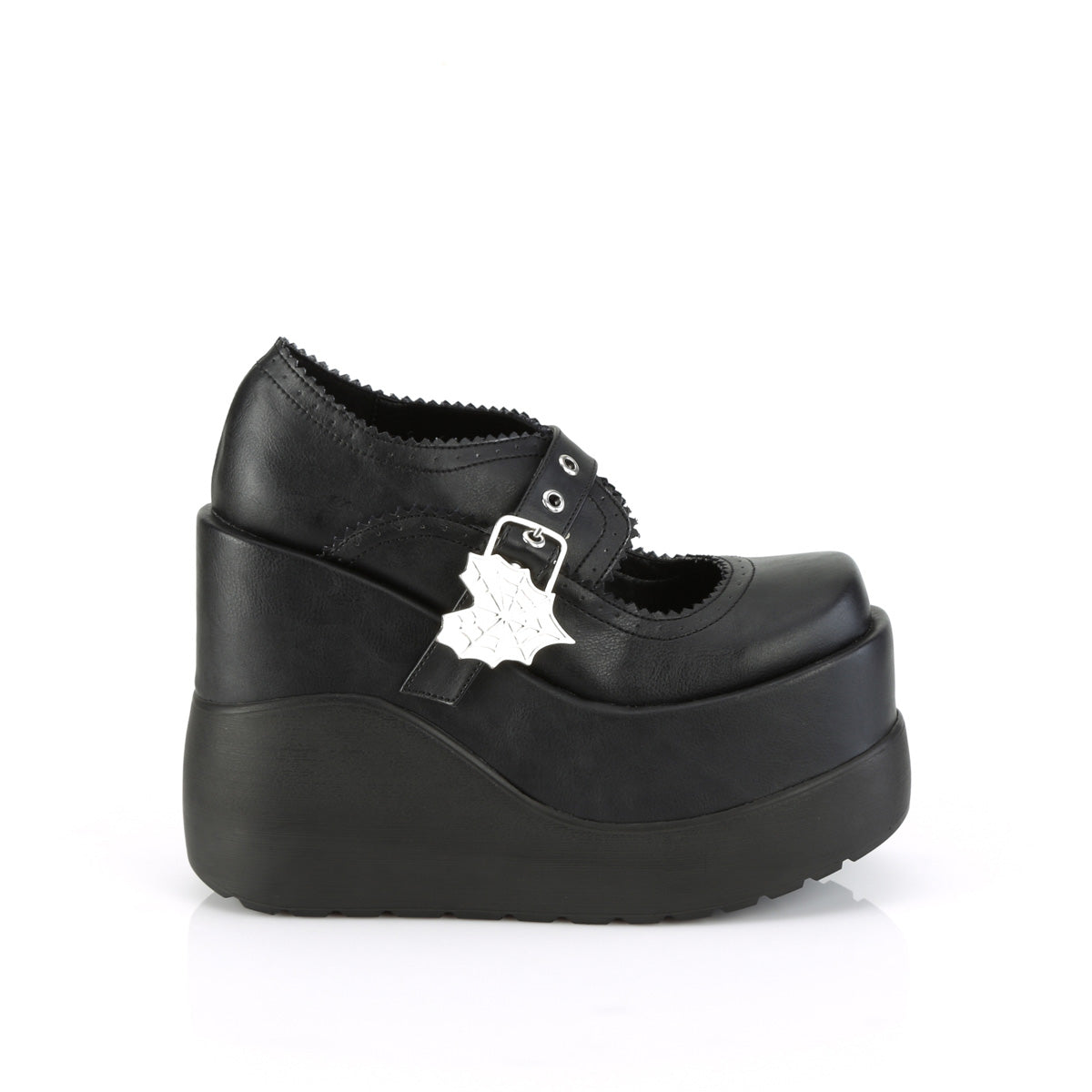 DemoniaCult Pumps VOID-38 Blk Vegan Leather