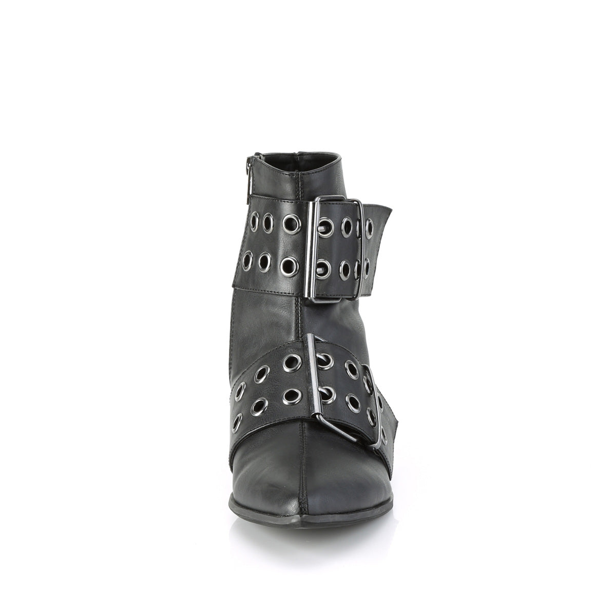 DemoniaCult Botas para hombre WARLOCK-55 BLK de cuero vegano