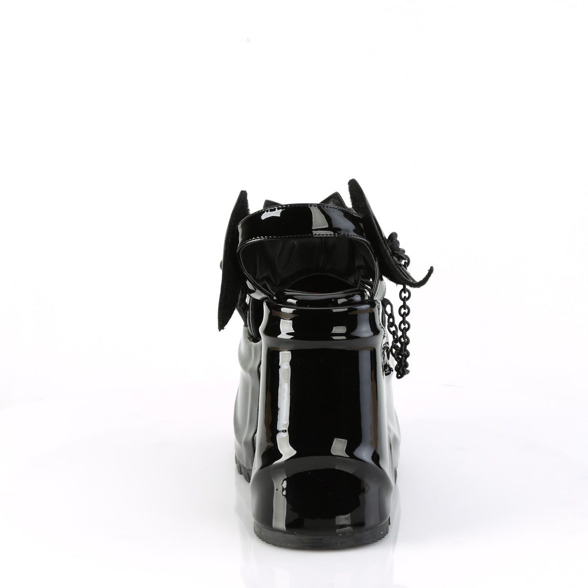 DemoniaCult Sandalias para mujeres WAVE-20 Blk Pat