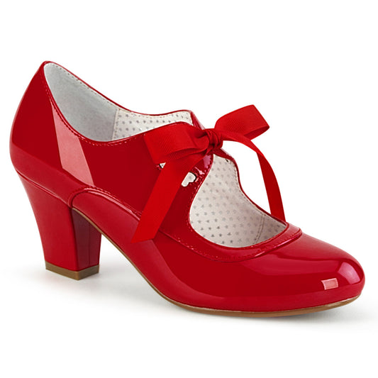 Pin Up Couture Bombas para mujer WIGGLE-32 palmadita roja