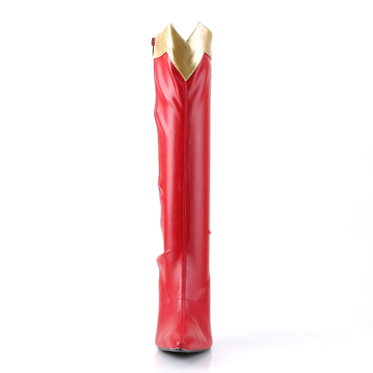 Funtasma Botas de mujer Wonder-130 PU de STR de oro rojo