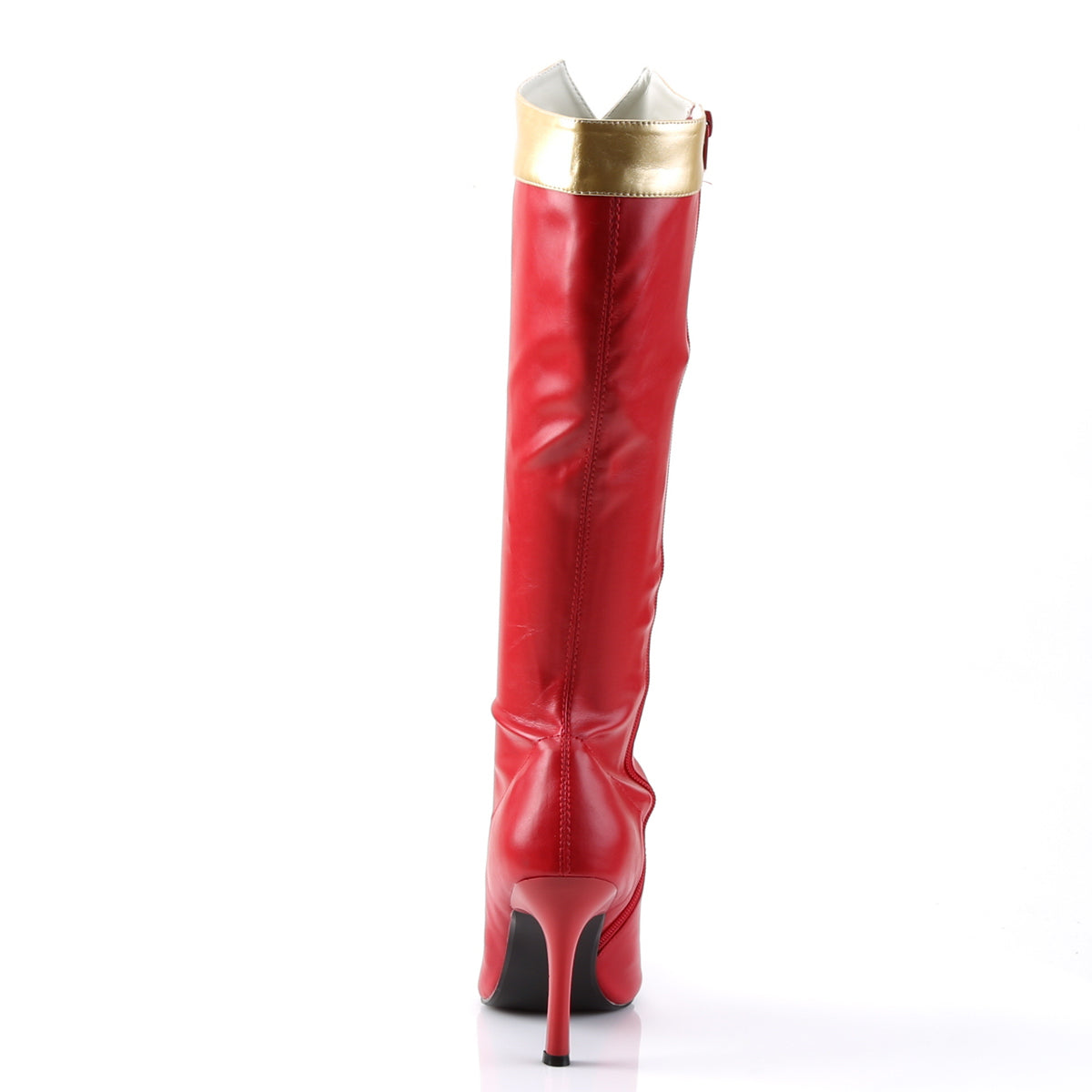 Funtasma Botas de mujer Wonder-130 PU de STR de oro rojo