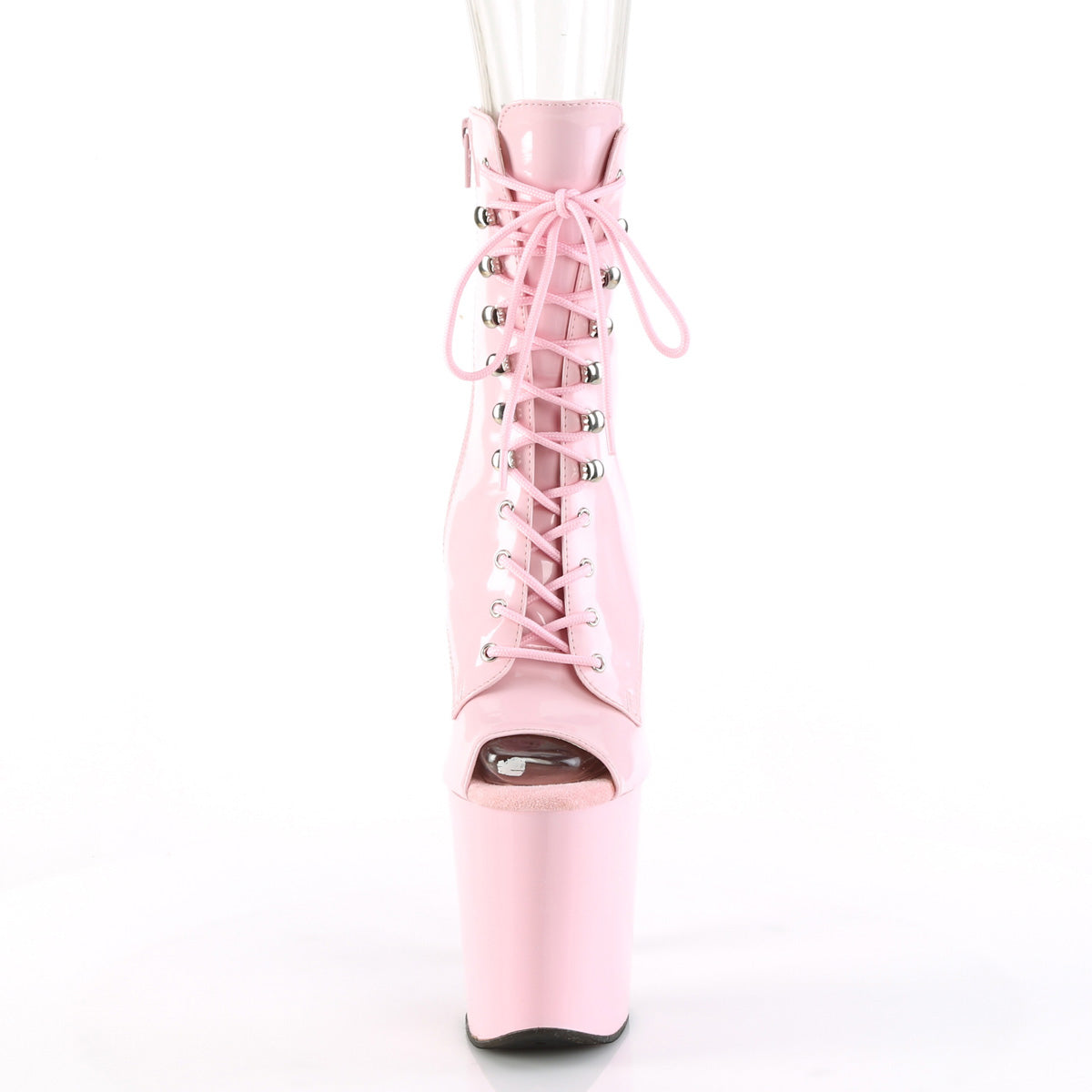 Pleaser Botas de tobillo para mujer XTREME-1021 B. Pat Rosa / b. Rosa