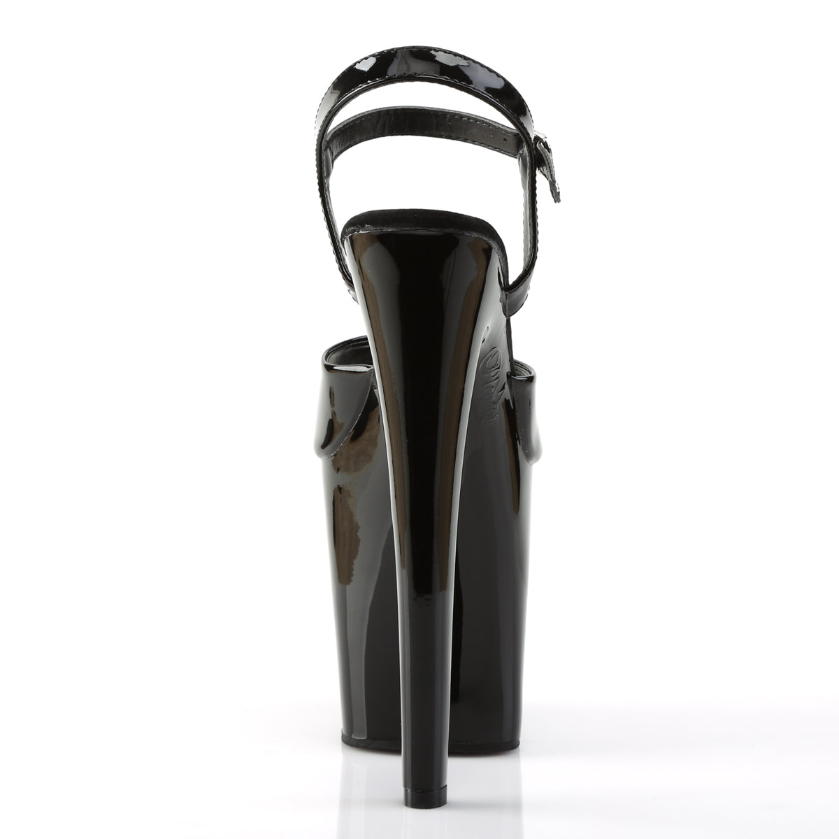 Pleaser Sandalias para mujer XTREME-809 BLK PAT / BLK