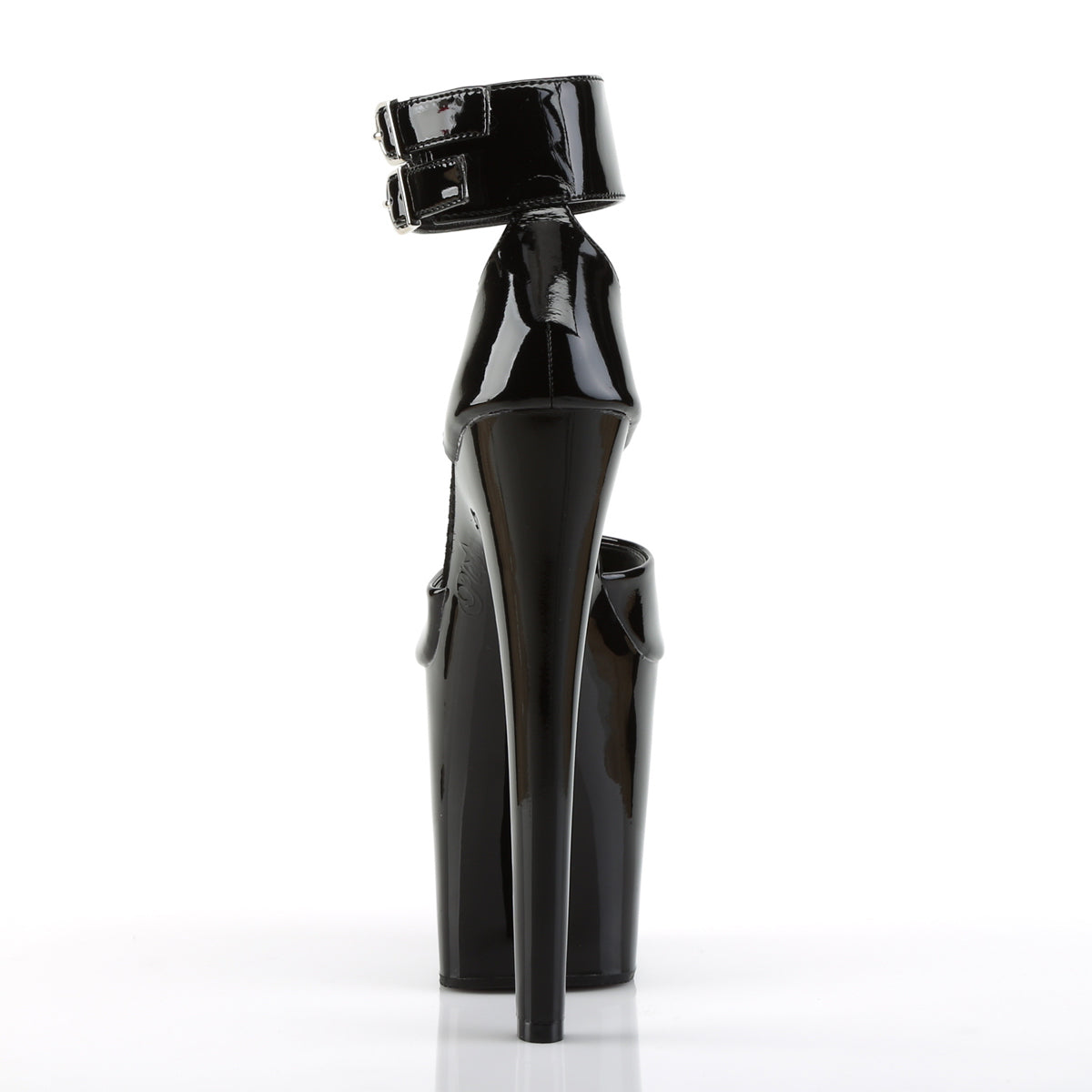 Pleaser Sandalias para mujer XTREME-875 BLK PAT / BLK