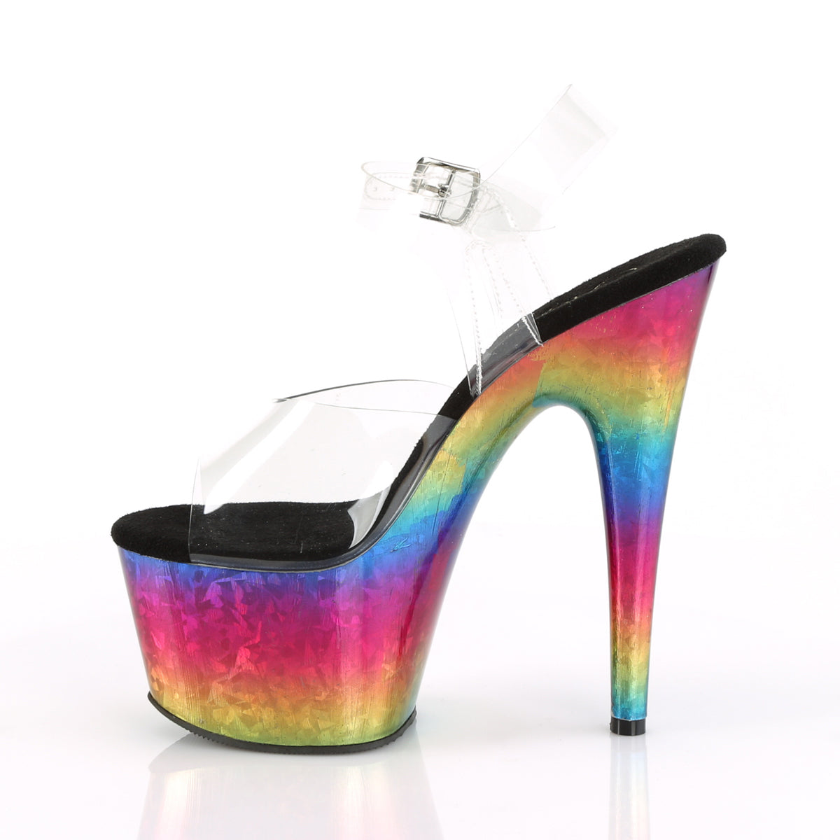 Pleaser ADORE-708mrb clr / metálico Rainbow