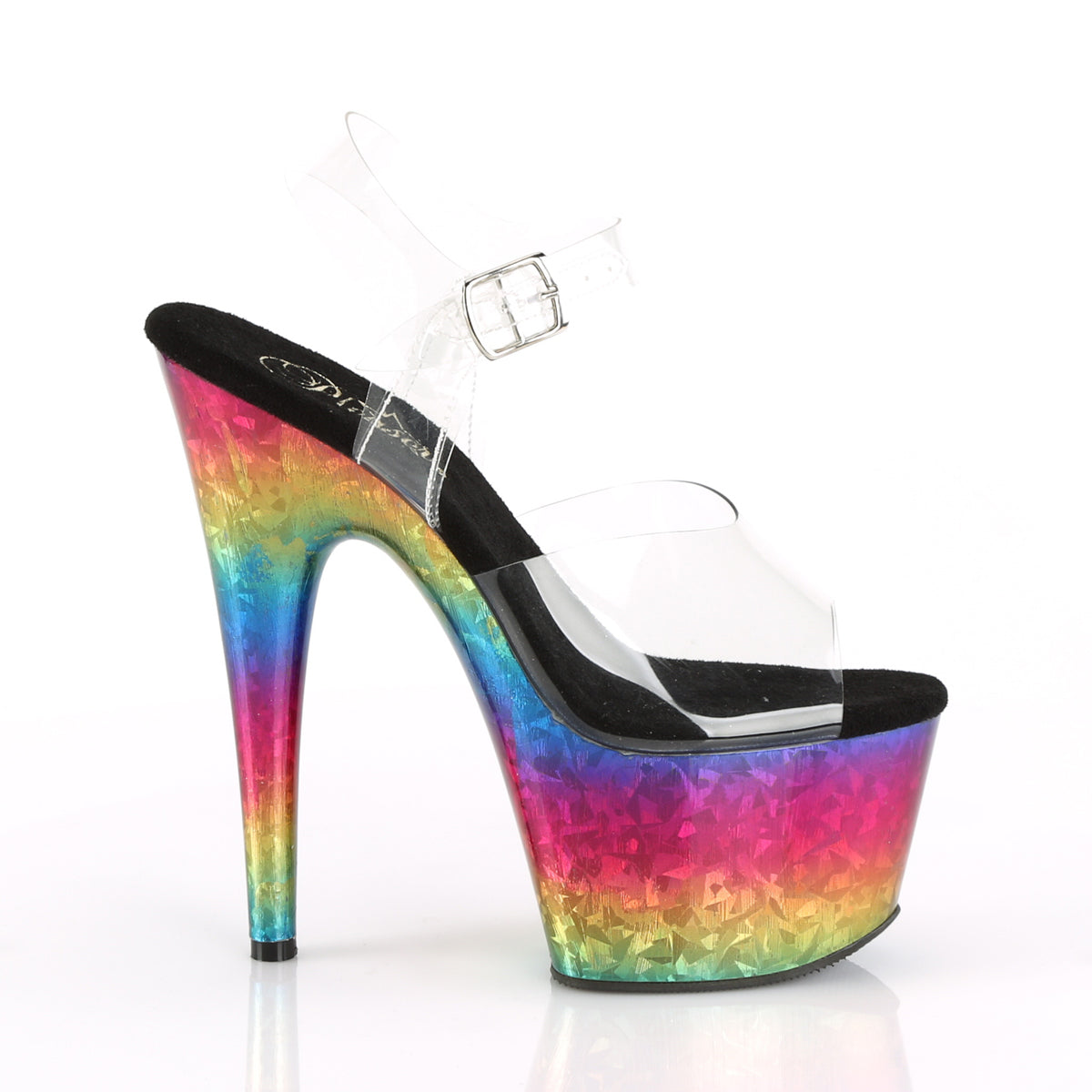 Pleaser ADORE-708mrb clr / metálico Rainbow