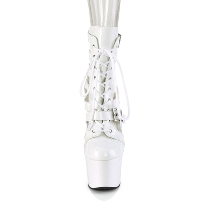Pleaser   ADORE-1013MST Wht Pat/Wht