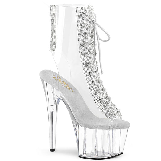 Pleaser Womens Ankle Boots ADORE-1016C-2 Clr-RS/Clr