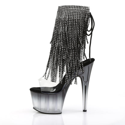 Pleaser Womens Ankle Boots ADORE-1017RSFT Clr-Blk/Blk