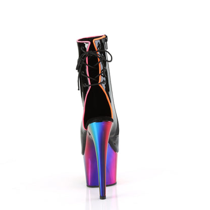Pleaser   ADORE-1018RC-02 Blk Pat/Rainbow Chrome