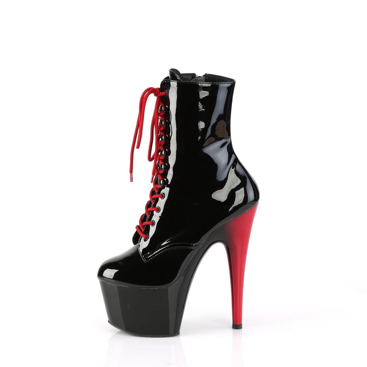 Pleaser  Botines ADORE-1020 BLK PAT / BLK-ROJO