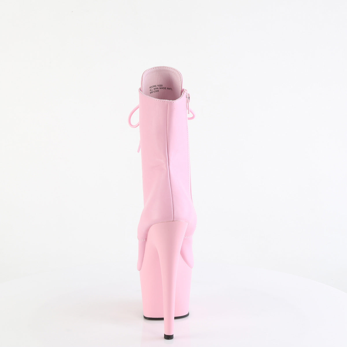 Pleaser   ADORE-1020 B. Leather Pink Faux/b. Matte rosa