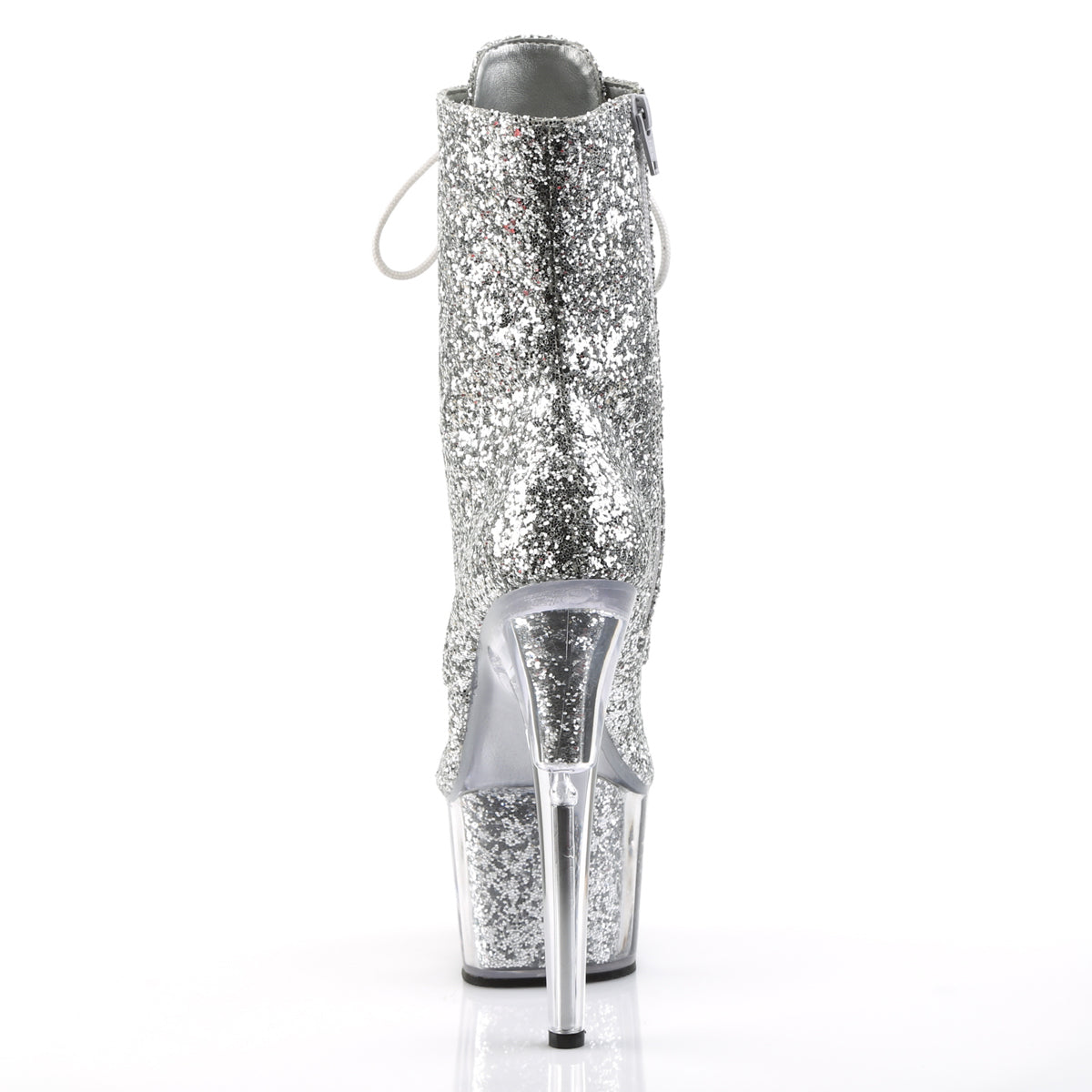 Pleaser Botas de tobillo para mujer ADORE-1020 g SLV Glitter / SLV Brillo