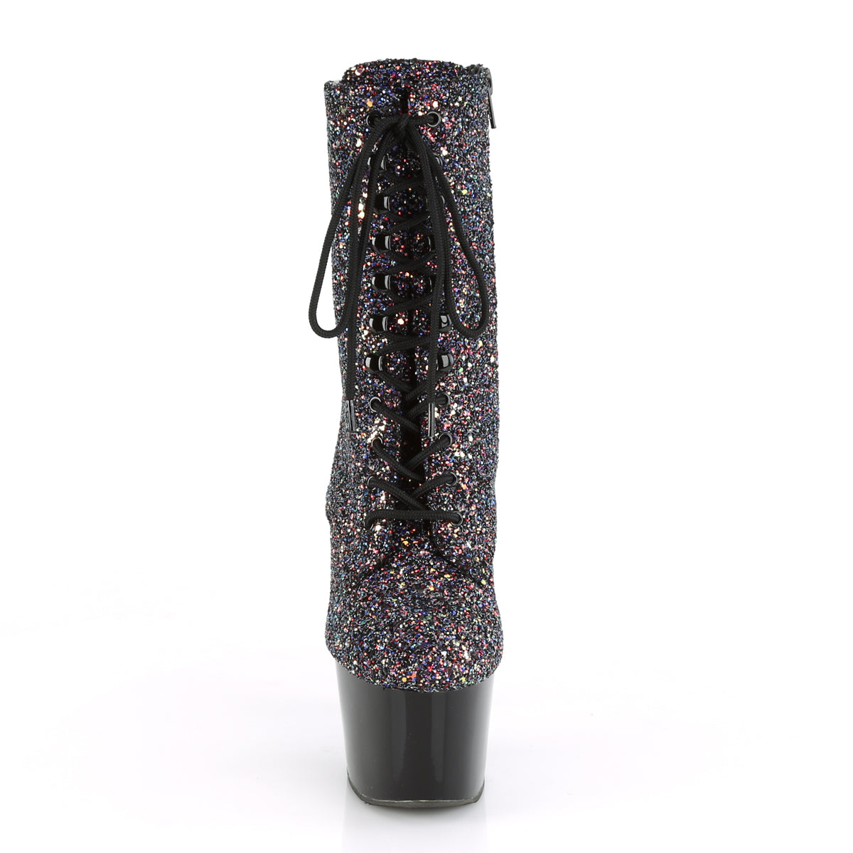 Pleaser Botas de tobillo para mujer ADORE-1020lg Púrpura Multi Brillo / BLK