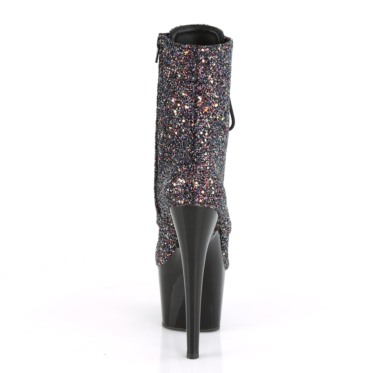 Pleaser Botas de tobillo para mujer ADORE-1020lg Púrpura Multi Brillo / BLK