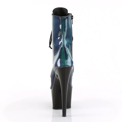 Pleaser Botas de tobillo para mujer ADORE-1020shg púrpura-verde / blk