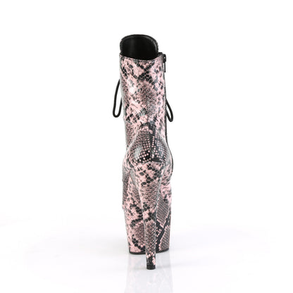 Pleaser   ADORE-1020SPWR B. Impresión de serpiente rosa/b. Estampado de serpiente rosa
